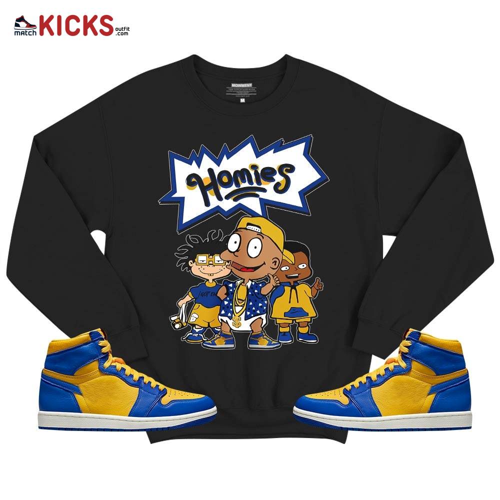 Tommy Homies Sneaker Shirt Match 2023 Laney 1s, Jordan 1 Retro High Laney MKO T-Shirt Tommy Homies Sneaker Shirt Match 2023 Laney 1s, Jordan 1 Retro High Laney MKO T-Shirt