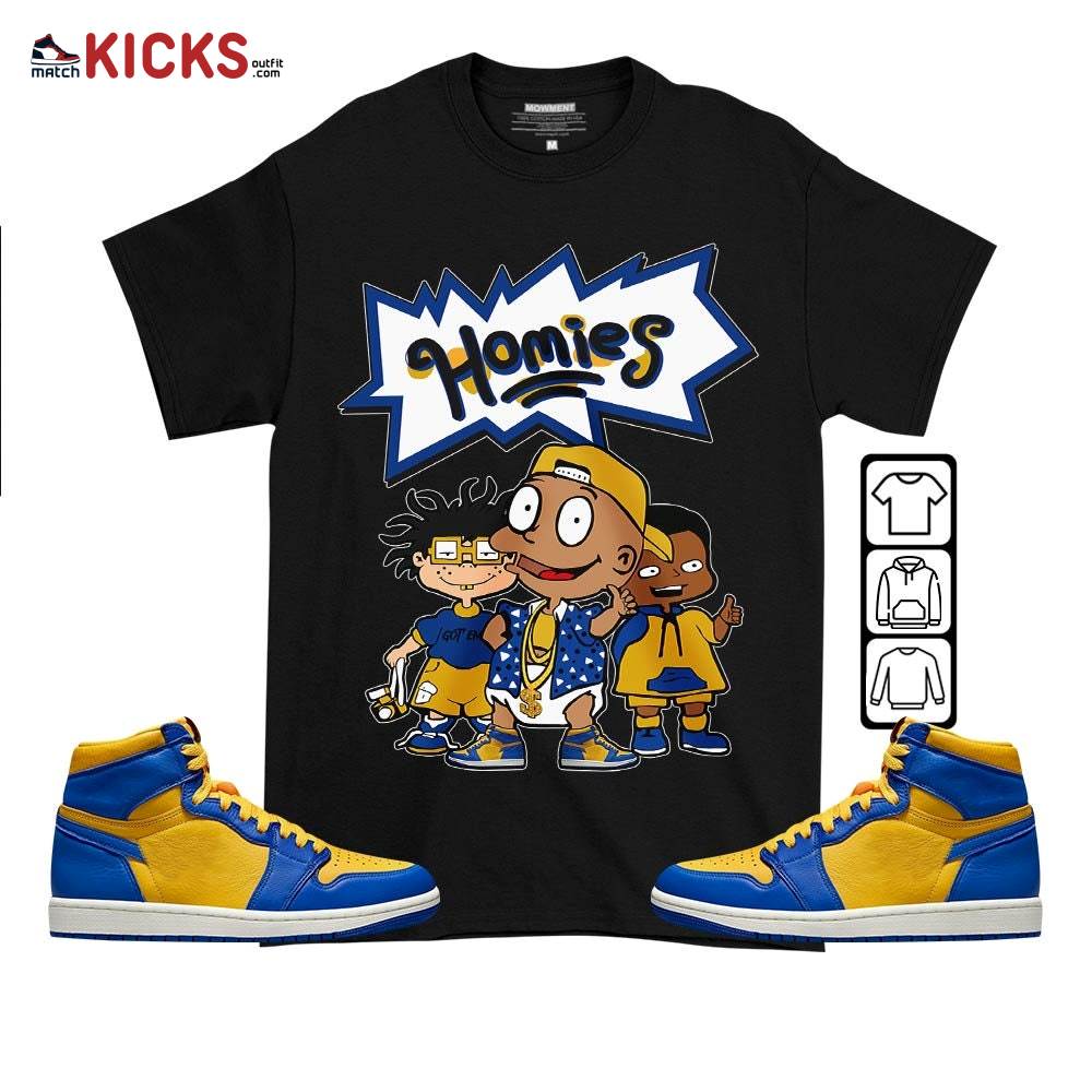 Tommy Homies Sneaker Shirt Match 2023 Laney 1s, Jordan 1 Retro High Laney MKO T-Shirt Tommy Homies Sneaker Shirt Match 2023 Laney 1s, Jordan 1 Retro High Laney MKO T-Shirt