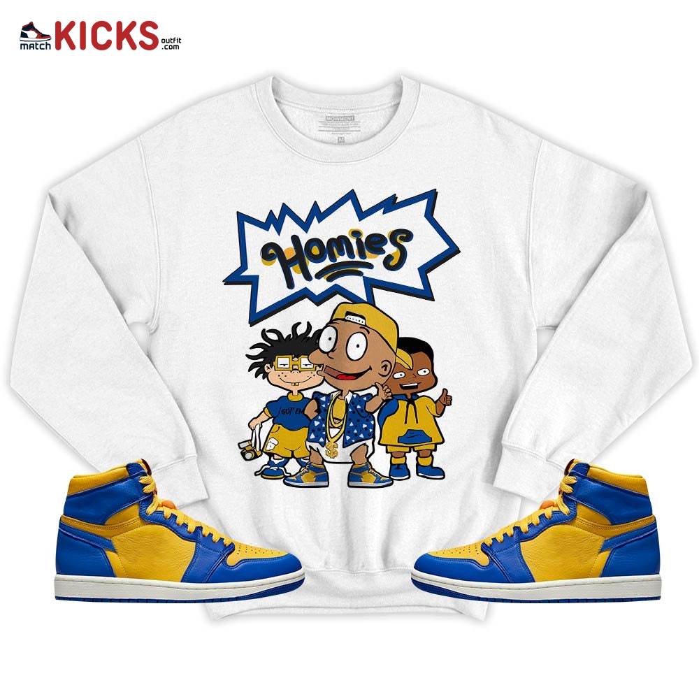 Tommy Homies Sneaker Shirt Match 2023 Laney 1s, Jordan 1 Retro High Laney MKO T-Shirt Tommy Homies Sneaker Shirt Match 2023 Laney 1s, Jordan 1 Retro High Laney MKO T-Shirt