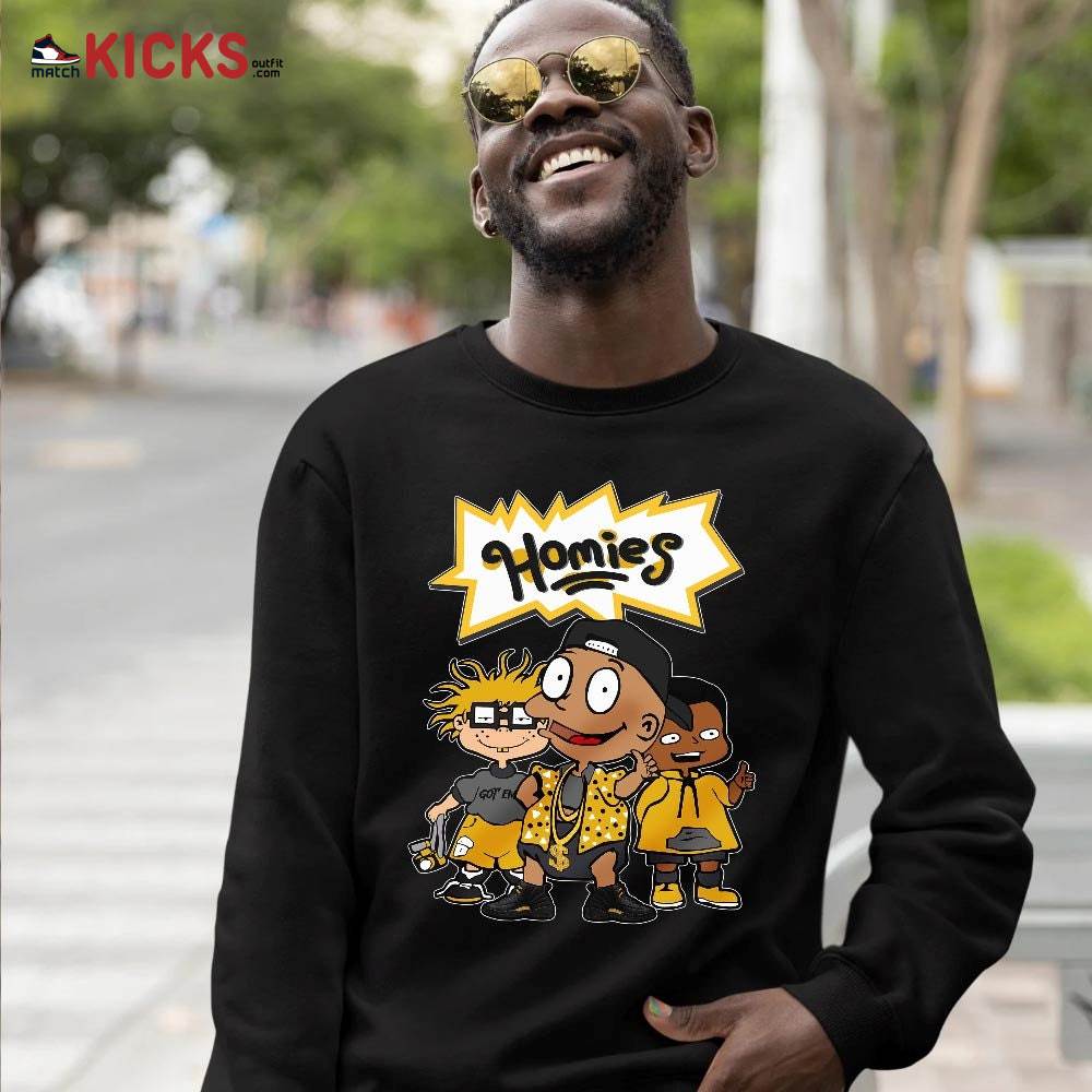 Tommy Homies Sneaker Shirt Match Black Taxi 12s, Jordan 12 Retro Black Taxi MKO T-Shirt Tommy Homies Sneaker Shirt Match Black Taxi 12s, Jordan 12 Retro Black Taxi MKO T-Shirt