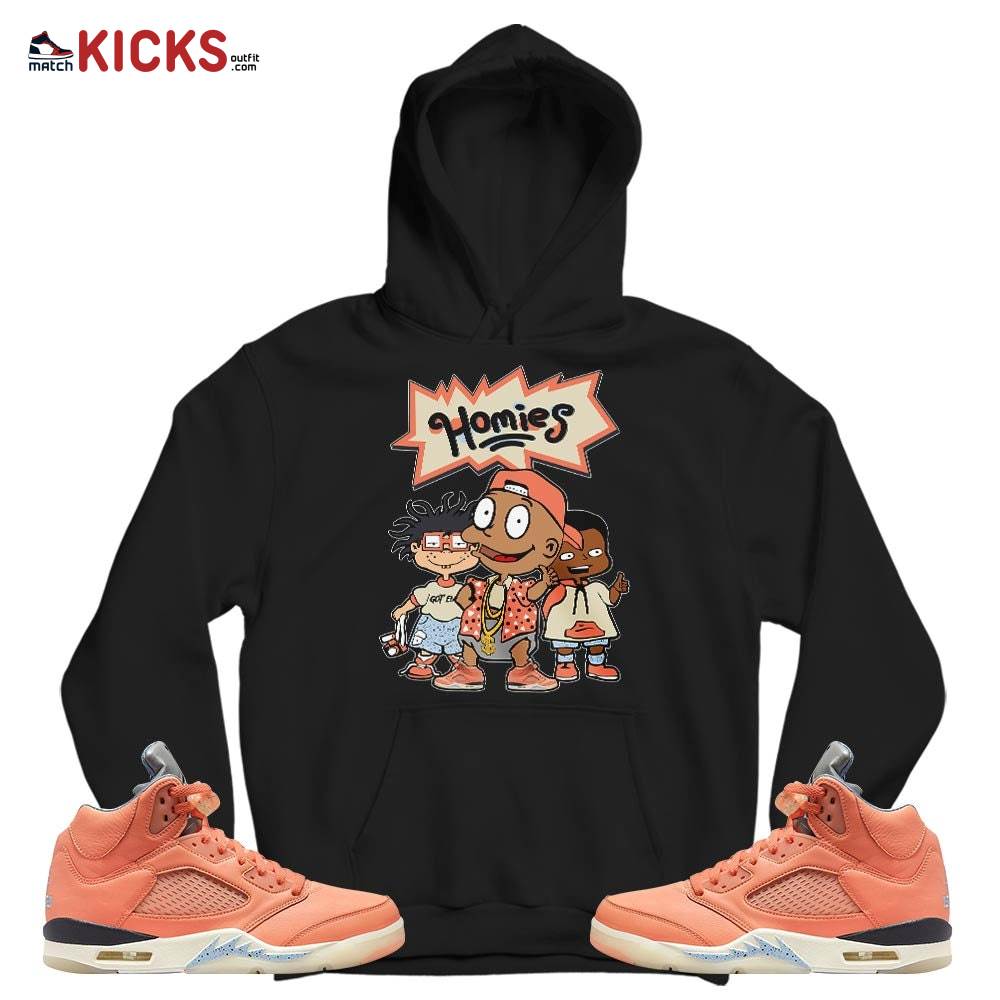 Tommy Homies Sneaker Shirt Match Crimson Bliss 5s, Jordan 5 DJ Khaled Crimson Bliss MKO T-Shirt Tommy Homies Sneaker Shirt Match Crimson Bliss 5s, Jordan 5 DJ Khaled Crimson Bliss MKO T-Shirt