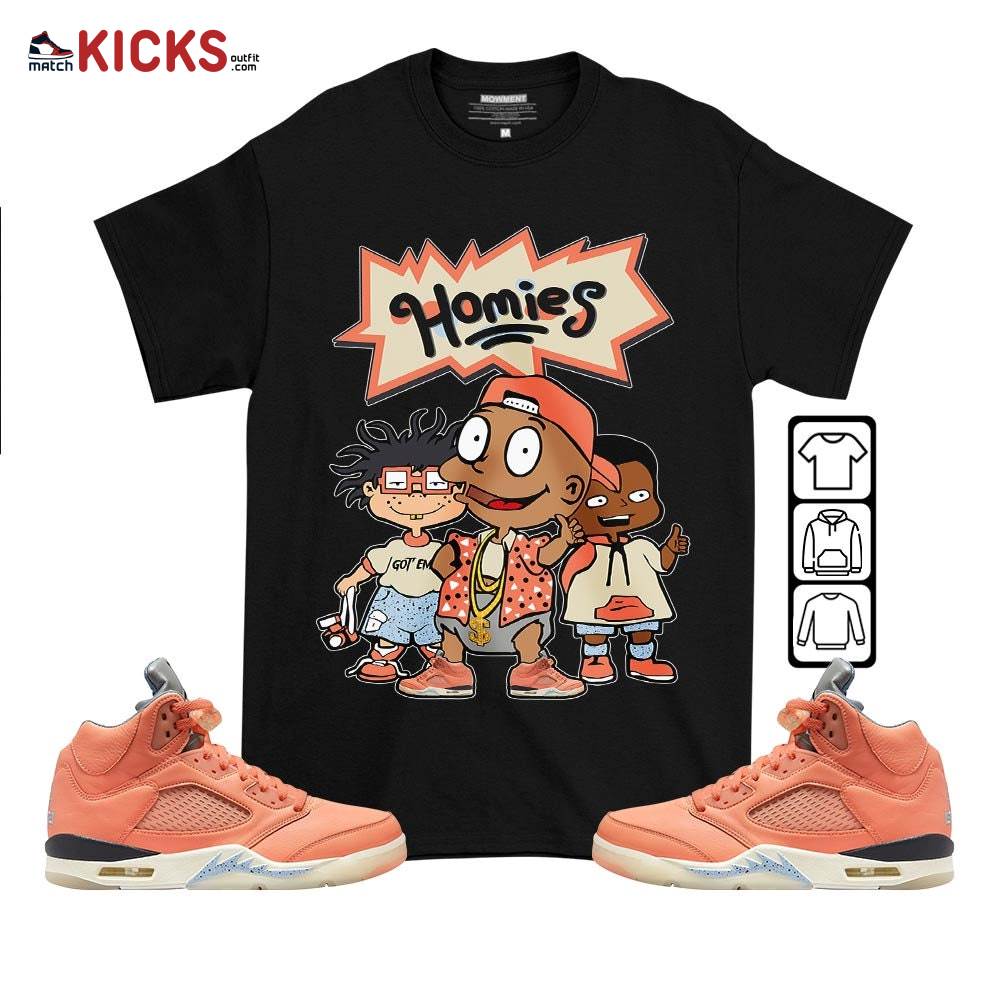 Tommy Homies Sneaker Shirt Match Crimson Bliss 5s, Jordan 5 DJ Khaled Crimson Bliss MKO T-Shirt Tommy Homies Sneaker Shirt Match Crimson Bliss 5s, Jordan 5 DJ Khaled Crimson Bliss MKO T-Shirt