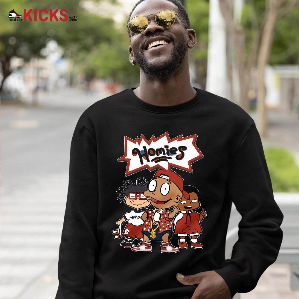 Tommy Homies Sneaker Shirt Match Eastside Golf 1s, Jordan 1 High Eastside Golf MKO T-Shirt Tommy Homies Sneaker Shirt Match Eastside Golf 1s, Jordan 1 High Eastside Golf MKO T-Shirt