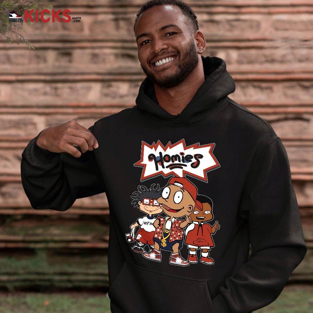 Tommy Homies Sneaker Shirt Match Eastside Golf 1s, Jordan 1 High Eastside Golf MKO T-Shirt Tommy Homies Sneaker Shirt Match Eastside Golf 1s, Jordan 1 High Eastside Golf MKO T-Shirt