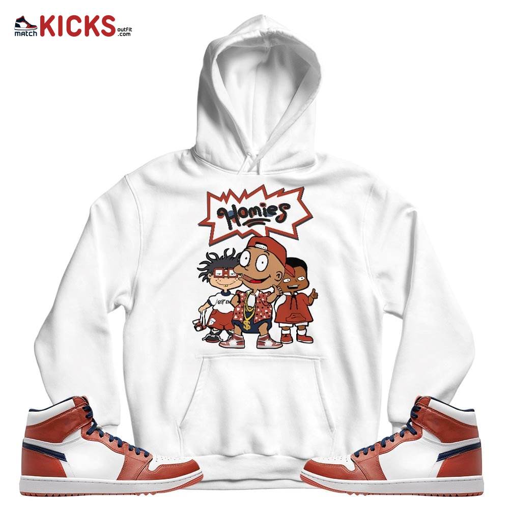 Tommy Homies Sneaker Shirt Match Eastside Golf 1s, Jordan 1 High Eastside Golf MKO T-Shirt Tommy Homies Sneaker Shirt Match Eastside Golf 1s, Jordan 1 High Eastside Golf MKO T-Shirt