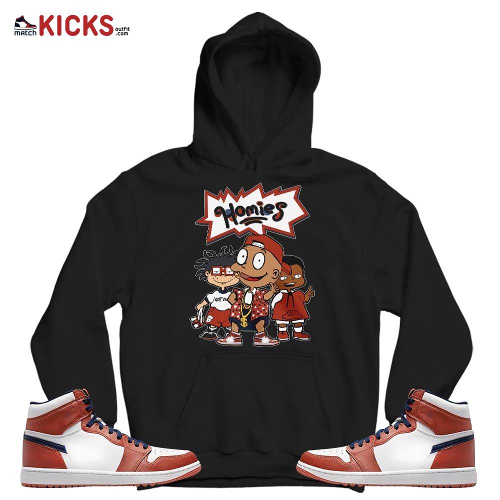 Tommy Homies Sneaker Shirt Match Eastside Golf 1s, Jordan 1 High Eastside Golf MKO T-Shirt Tommy Homies Sneaker Shirt Match Eastside Golf 1s, Jordan 1 High Eastside Golf MKO T-Shirt