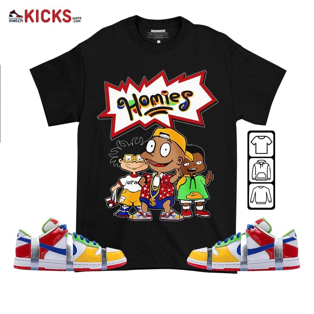 Tommy Homies Sneaker Shirt Match SB Dunk Low eBay, SB Dunk Low Sandy MKO T-Shirt