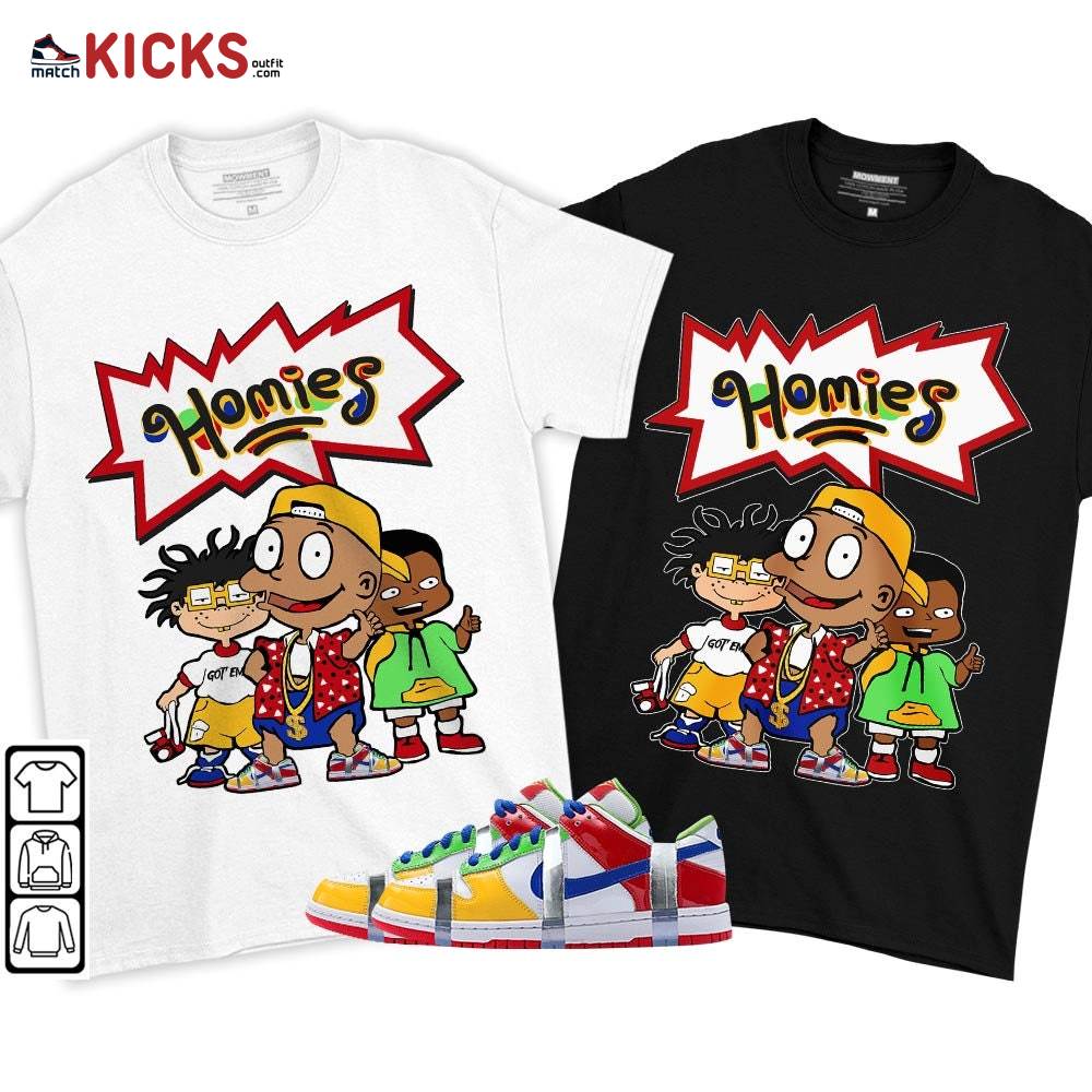 Tommy Homies Sneaker Shirt Match SB Dunk Low eBay, SB Dunk Low Sandy MKO T-Shirt