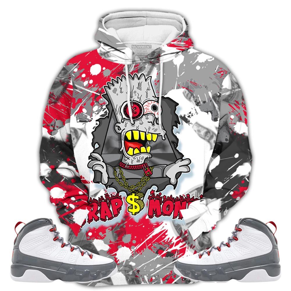 Traps Money Drip Sneaker Shirt Match Fire Red 9S, Jordan 9 Retro Fire Red Hoodie Sweatshirt Tee All Over Print MKO Shirt Traps Money Drip Sneaker Shirt Match Fire Red 9S, Jordan 9 Retro Fire Red Hoodie Sweatshirt Tee All Over Print MKO Shirt