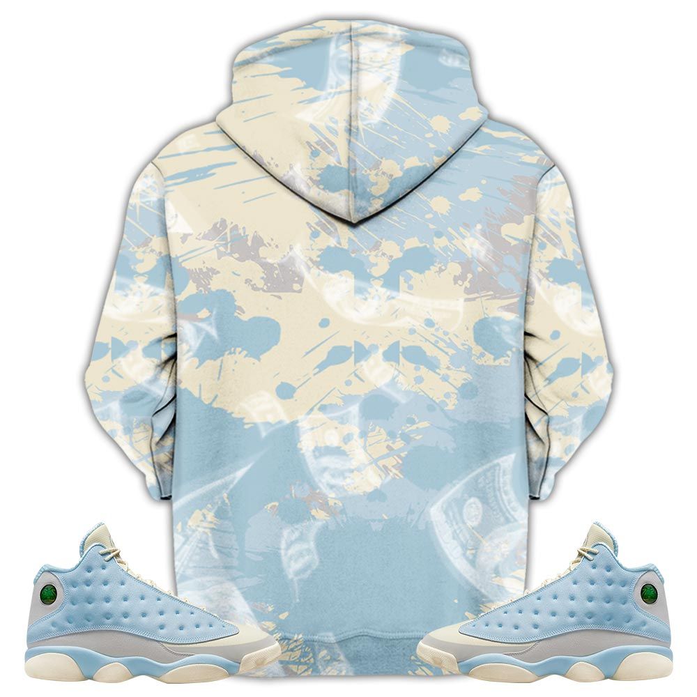 Traps Money Drip Sneaker Shirt Match Solefly 13S, Jordan 13 Retro Solefly Hoodie Sweatshirt Tee All Over Print MKO Shirt
