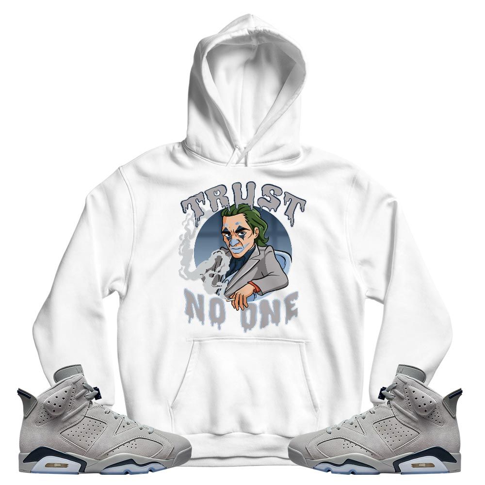 Trust No One Sneaker Shirt Match Georgetown 6s, Jordan 6 Retro Georgetown MKO T-Shirt Trust No One Sneaker Shirt Match Georgetown 6s, Jordan 6 Retro Georgetown MKO T-Shirt