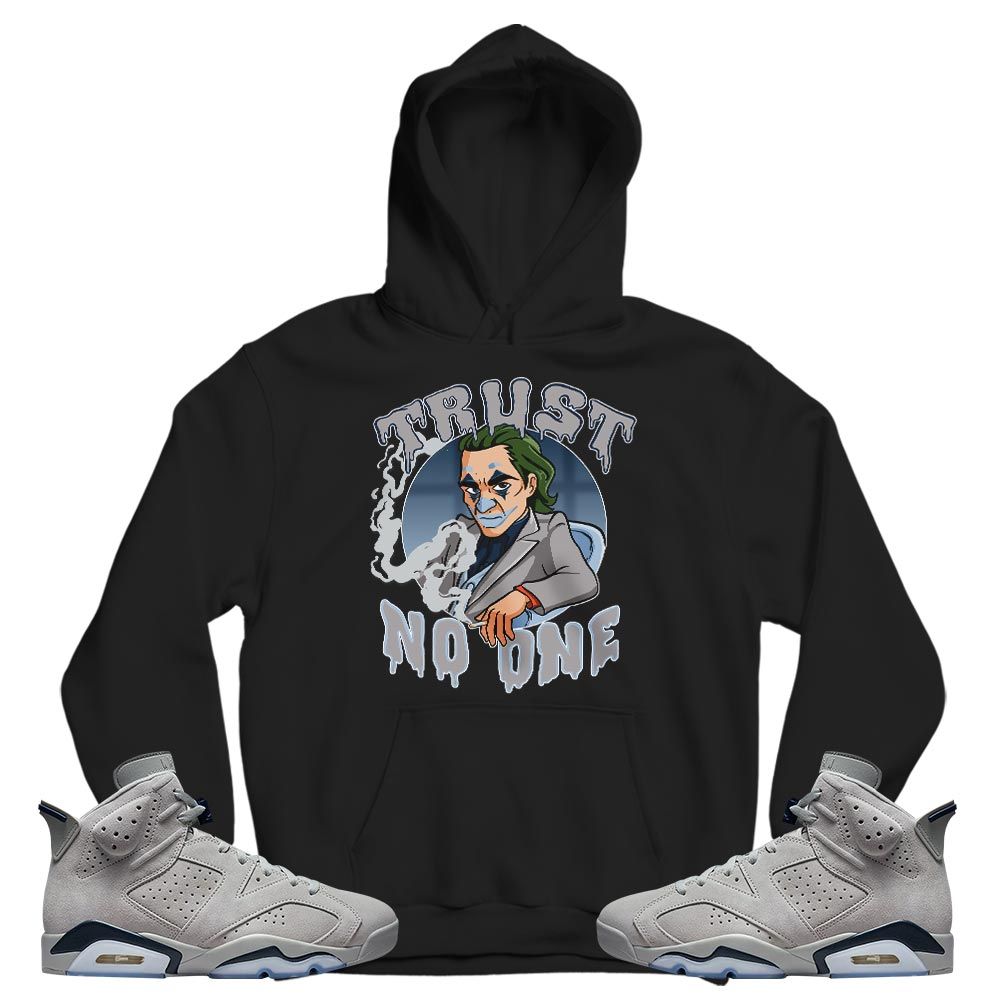 Trust No One Sneaker Shirt Match Georgetown 6s, Jordan 6 Retro Georgetown MKO T-Shirt