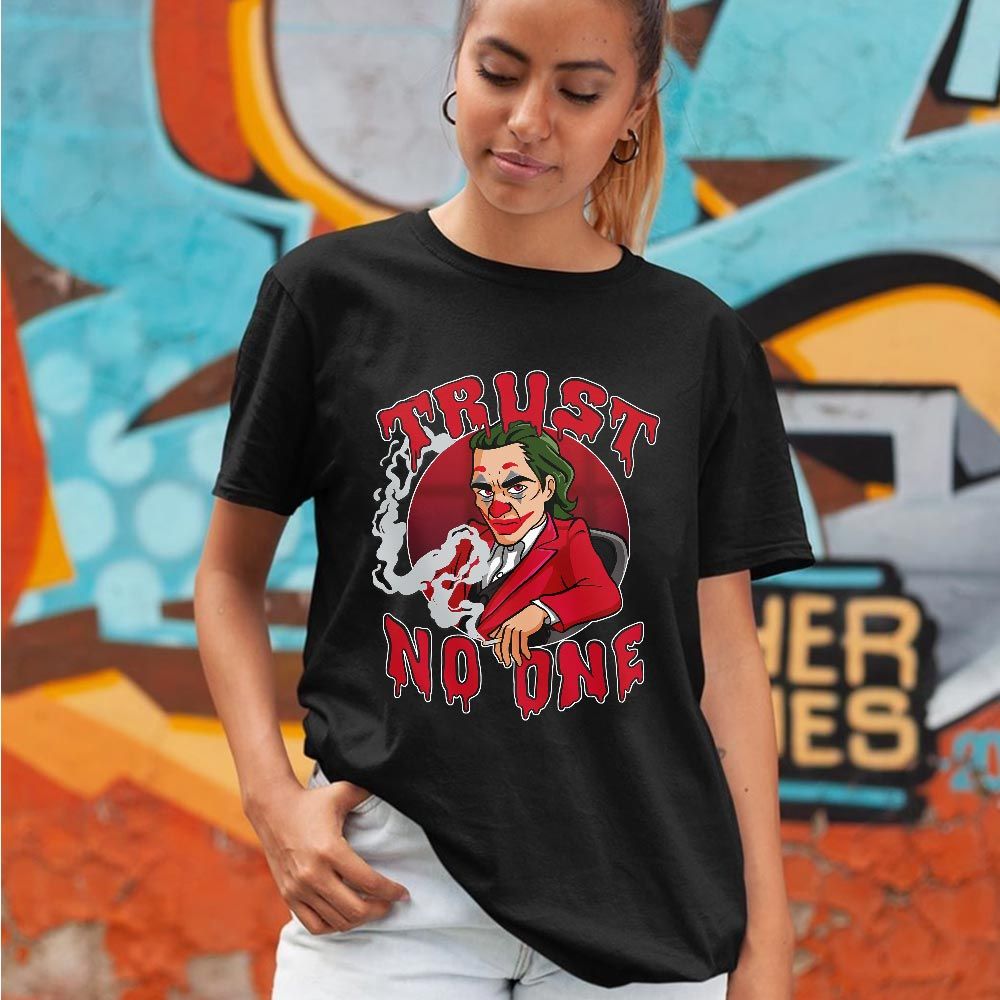 Trust No One Sneaker Shirt Match High OG Chicago 1s, Jordan 1 Lost Found Chicago MKO T-Shirt Trust No One Sneaker Shirt Match High OG Chicago 1s, Jordan 1 Lost Found Chicago MKO T-Shirt