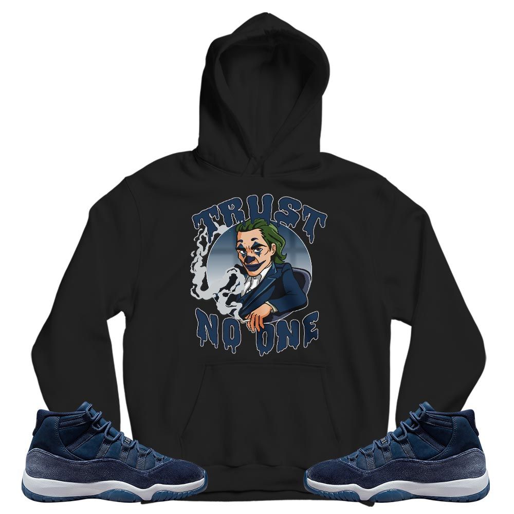 Trust No One Sneaker Shirt Match Midnight Navy 11s, Jordan 11 Retro Midnight Navy MKO T-Shirt Trust No One Sneaker Shirt Match Midnight Navy 11s, Jordan 11 Retro Midnight Navy MKO T-Shirt