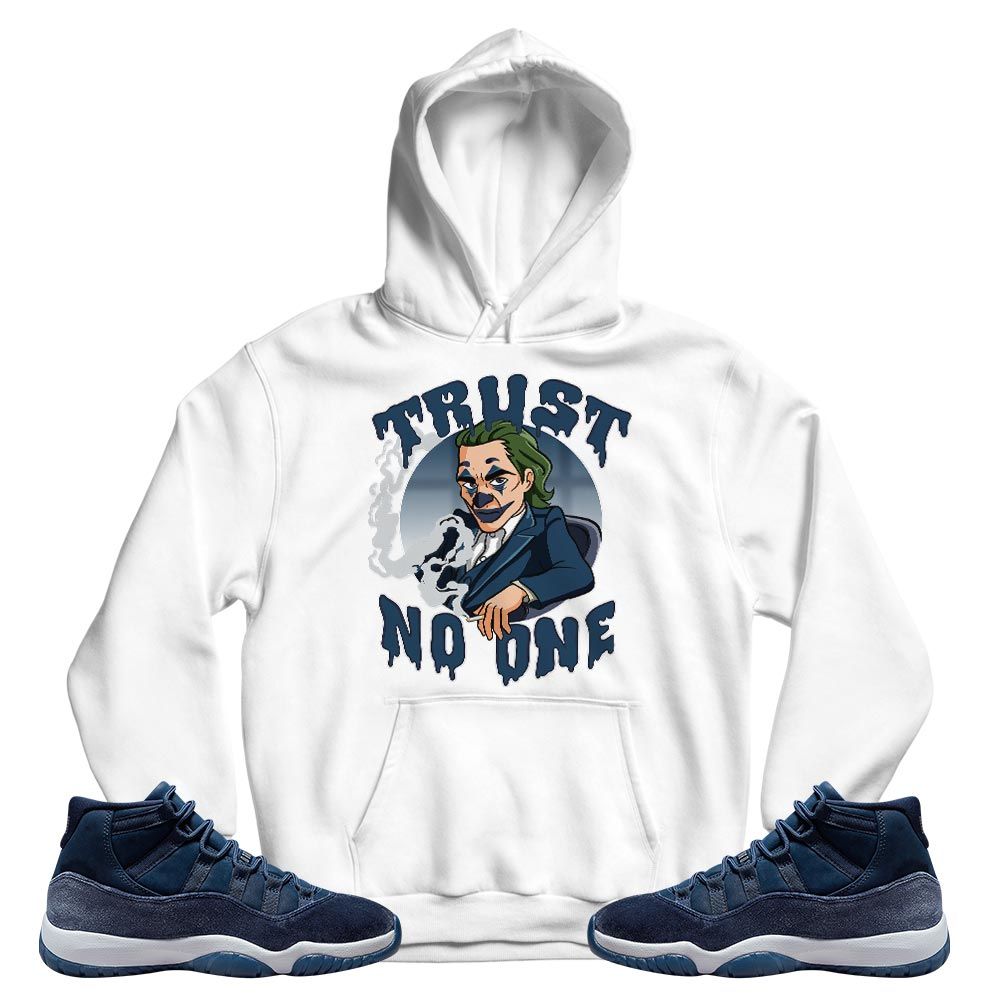Trust No One Sneaker Shirt Match Midnight Navy 11s, Jordan 11 Retro Midnight Navy MKO T-Shirt Trust No One Sneaker Shirt Match Midnight Navy 11s, Jordan 11 Retro Midnight Navy MKO T-Shirt