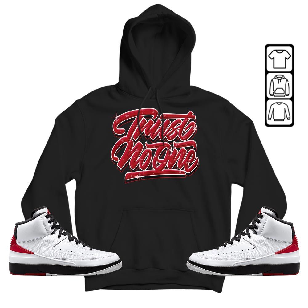 Trust No One Youth Sneaker Shirt Match 2 Chicago Varsity Red, Jordan Retro 2 Chicago MKO T-Shirt Trust No One Youth Sneaker Shirt Match 2 Chicago Varsity Red, Jordan Retro 2 Chicago MKO T-Shirt