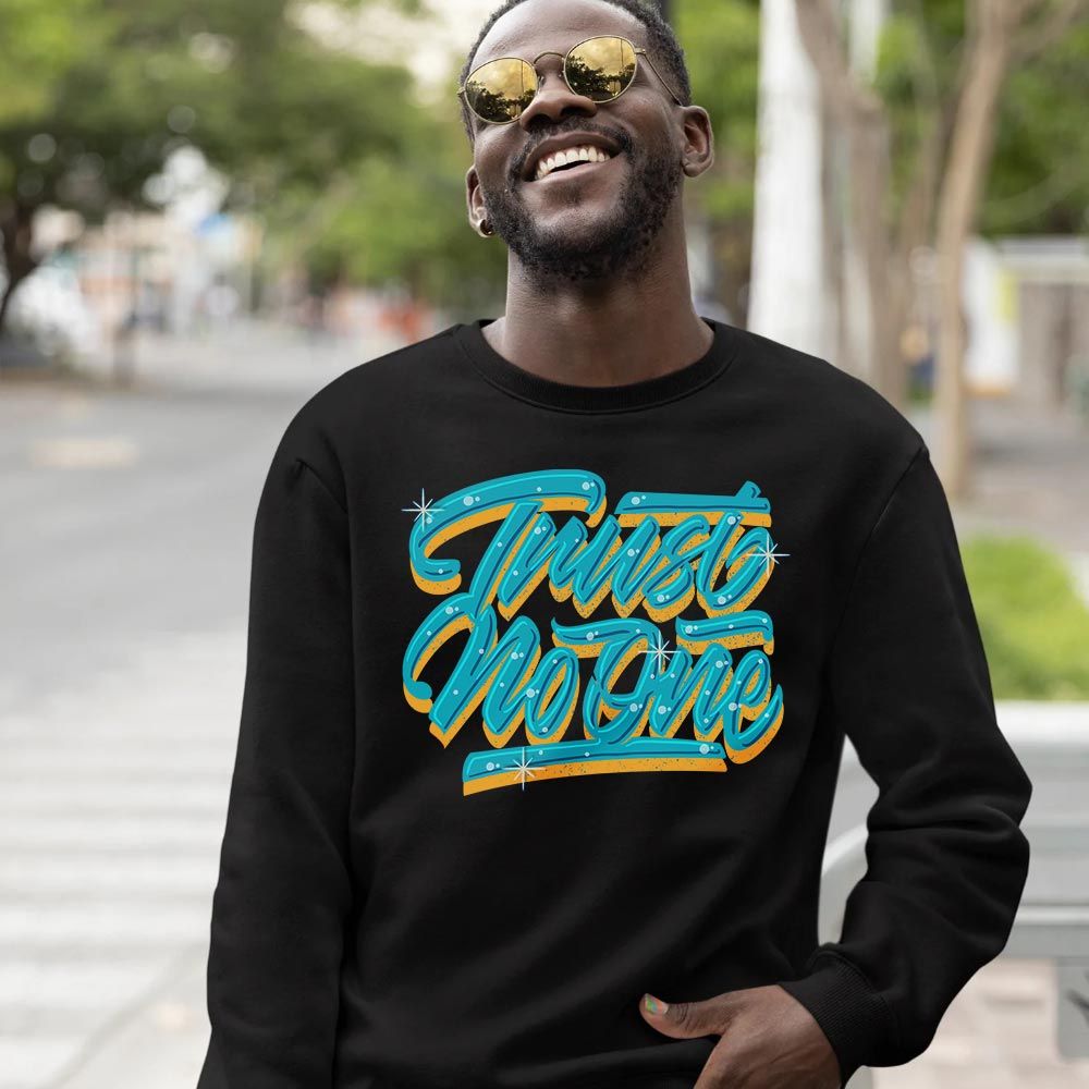 Trust No One Youth Sneaker Shirt Match 2023 Retro Aqua 5s, Jordan 5 Aqua MKO T-Shirt Trust No One Youth Sneaker Shirt Match 2023 Retro Aqua 5s, Jordan 5 Aqua MKO T-Shirt