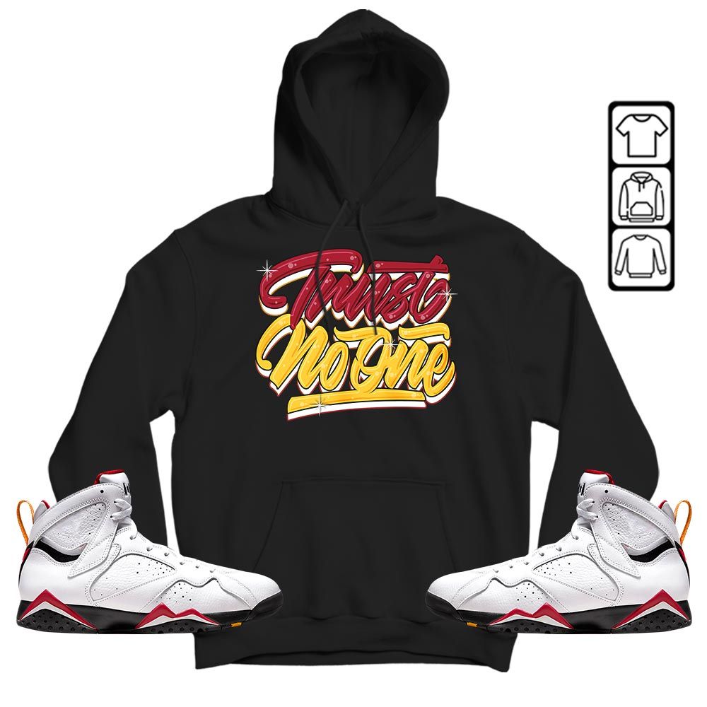 Trust No One Youth Sneaker Shirt Match Cardinal 7s, Jordan 7 Retro Cardinal MKO T-Shirt Trust No One Youth Sneaker Shirt Match Cardinal 7s, Jordan 7 Retro Cardinal MKO T-Shirt