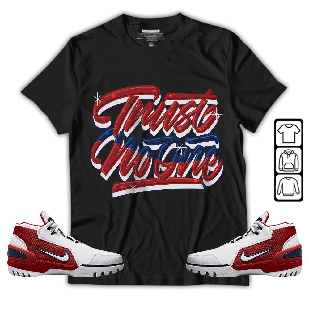 Trust No One Youth Sneaker Shirt Match Generation First Game, Air Zoom Generation First Game MKO T-Shirt Trust No One Youth Sneaker Shirt Match Generation First Game, Air Zoom Generation First Game MKO T-Shirt