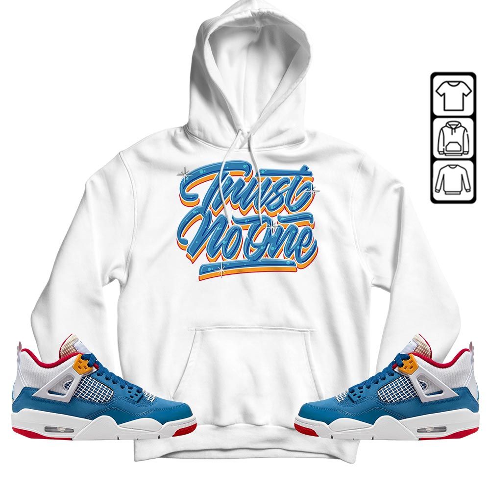 Trust No One Youth Sneaker Shirt Match Messy Room 4s, Jordan 4 GS Messy Room MKO T-Shirt