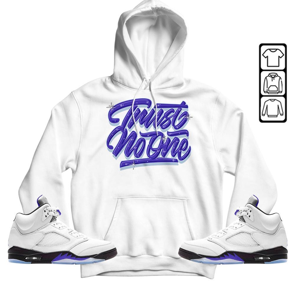 Trust No One Youth Sneaker Shirt Match Retro Concord 5s, Jordan 5 Retro Concord MKO T-Shirt