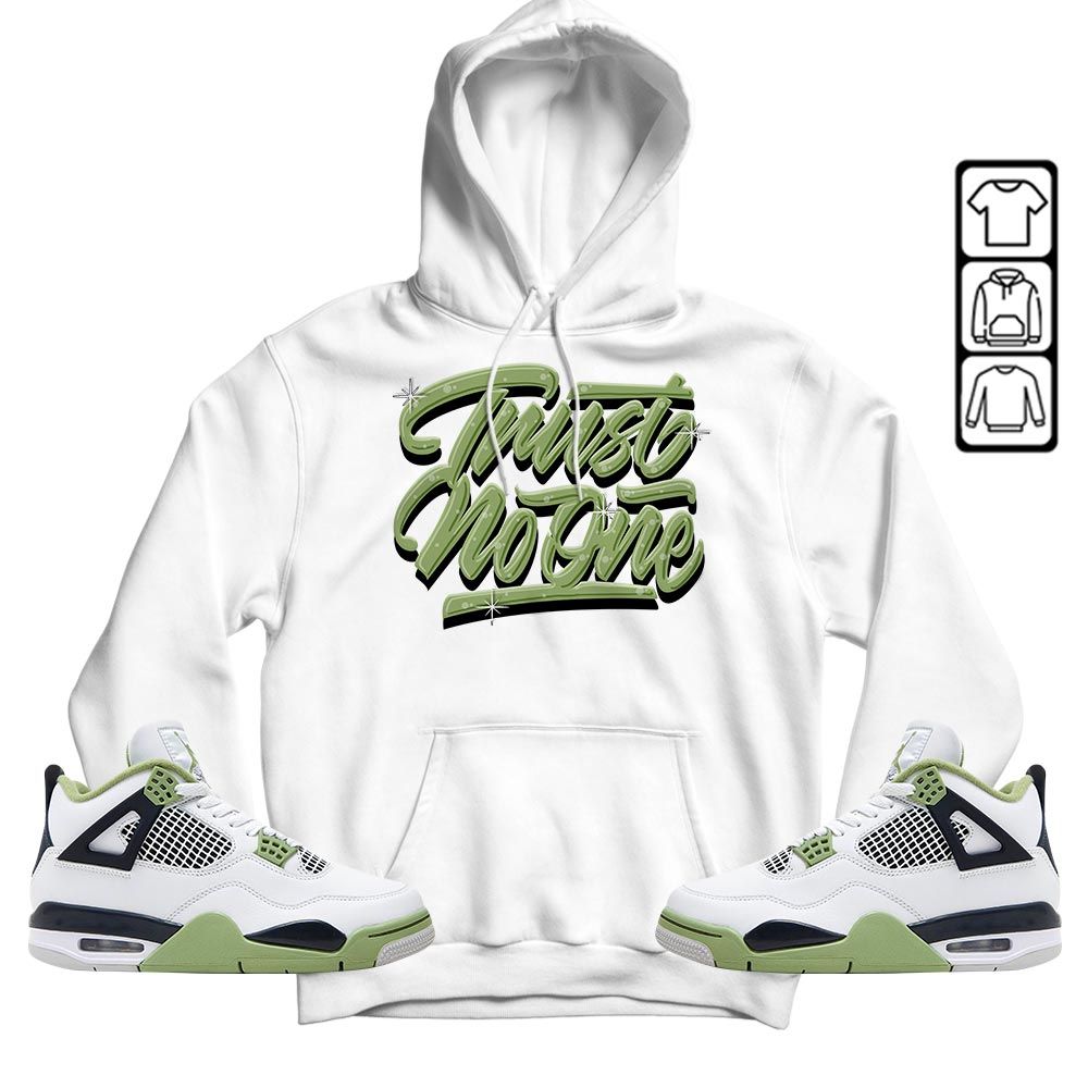 Trust No One Youth Sneaker Shirt Match Retro Oil Green 4s, Jordan 4 Oil Green MKO T-Shirt Trust No One Youth Sneaker Shirt Match Retro Oil Green 4s, Jordan 4 Oil Green MKO T-Shirt