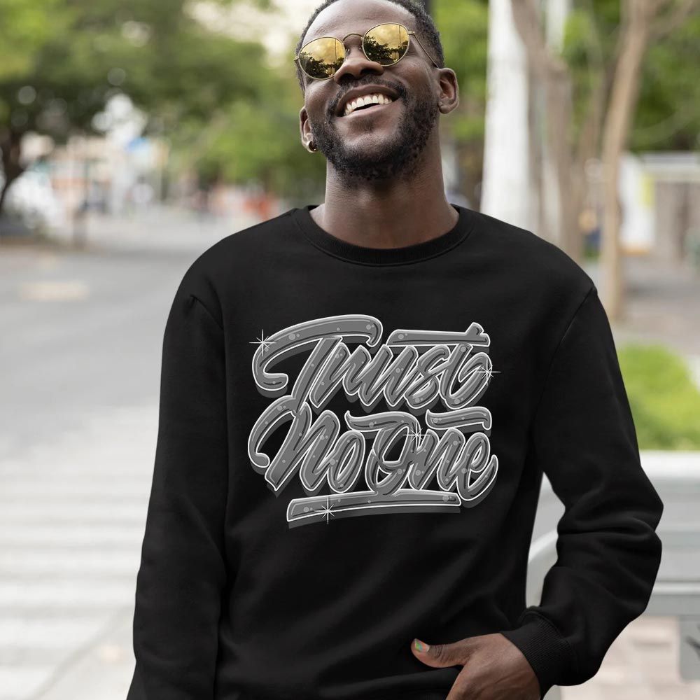 Trust No One Youth Sneaker Shirt Match Retro Stealth 12s, Jordan 12 Retro Stealth MKO T-Shirt Trust No One Youth Sneaker Shirt Match Retro Stealth 12s, Jordan 12 Retro Stealth MKO T-Shirt