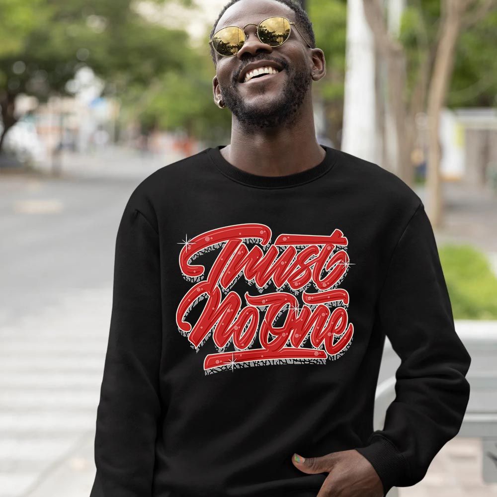 Trust No One Youth Sneaker Shirt Match White Cement 3s, Jordan Retro 3 White Cement MKO T-Shirt Trust No One Youth Sneaker Shirt Match White Cement 3s, Jordan Retro 3 White Cement MKO T-Shirt