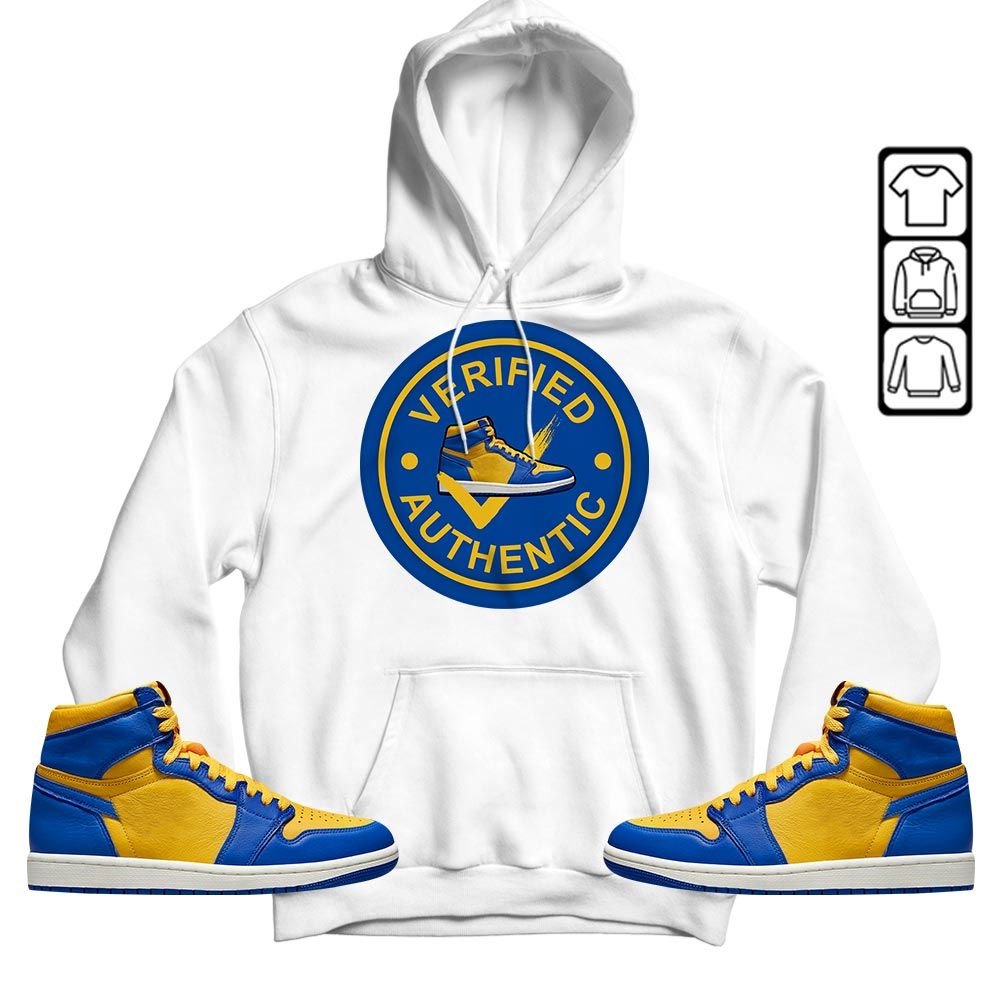 Verified Authentic Shoe Sneaker Shirt Match 2023 Laney 1s, Jordan 1 Retro High Laney MKO T-Shirt
