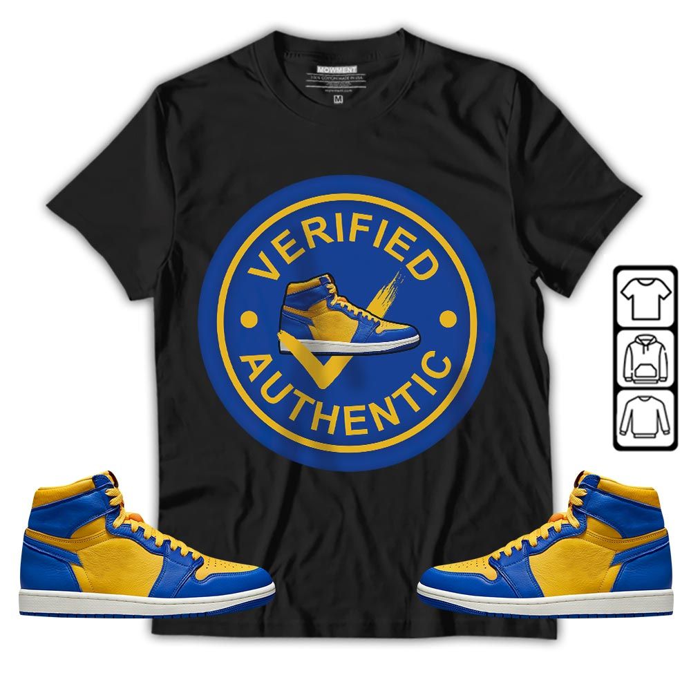 Verified Authentic Shoe Sneaker Shirt Match 2023 Laney 1s, Jordan 1 Retro High Laney MKO T-Shirt Verified Authentic Shoe Sneaker Shirt Match 2023 Laney 1s, Jordan 1 Retro High Laney MKO T-Shirt