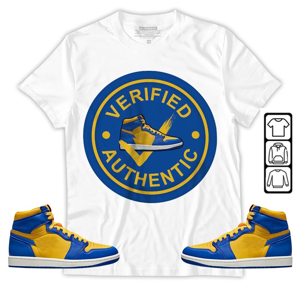Verified Authentic Shoe Sneaker Shirt Match 2023 Laney 1s, Jordan 1 Retro High Laney MKO T-Shirt Verified Authentic Shoe Sneaker Shirt Match 2023 Laney 1s, Jordan 1 Retro High Laney MKO T-Shirt
