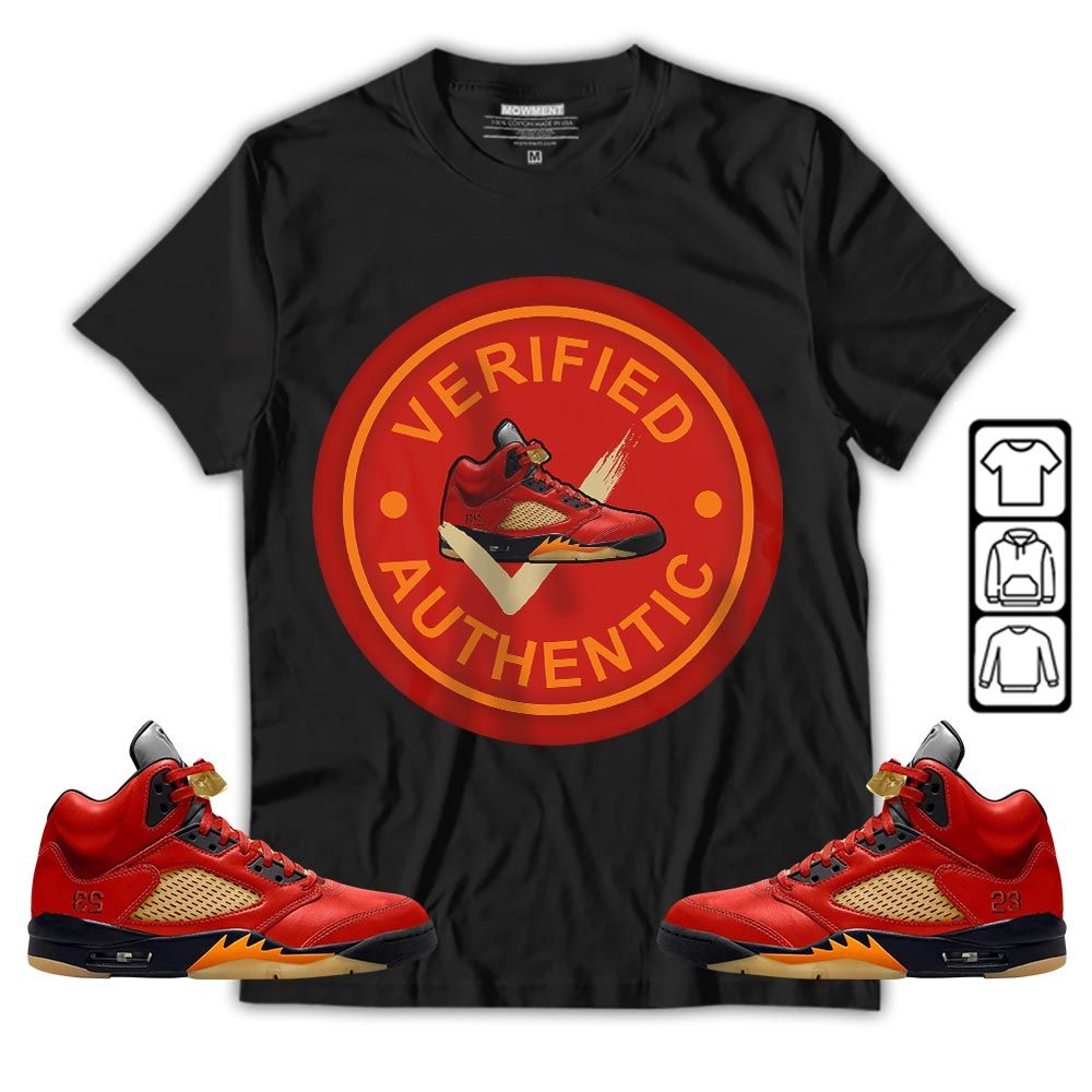 Verified Authentic Shoe Sneaker Shirt Match 5 Dunk On Mars, Jordan 5 Mars For Her MKO T-Shirt Verified Authentic Shoe Sneaker Shirt Match 5 Dunk On Mars, Jordan 5 Mars For Her MKO T-Shirt