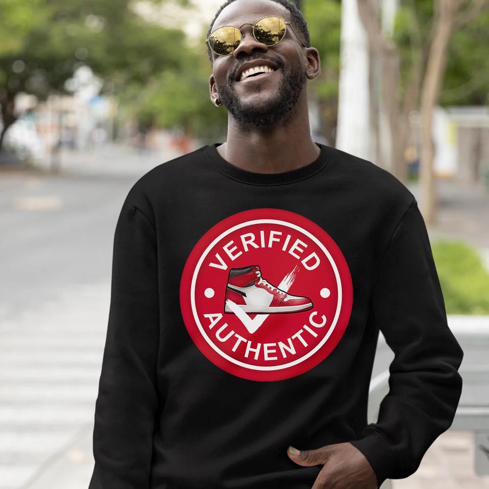Verified Authentic Shoe Sneaker Shirt Match High OG Chicago 1s, Jordan 1 Lost Found Chicago MKO T-Shirt Verified Authentic Shoe Sneaker Shirt Match High OG Chicago 1s, Jordan 1 Lost Found Chicago MKO T-Shirt