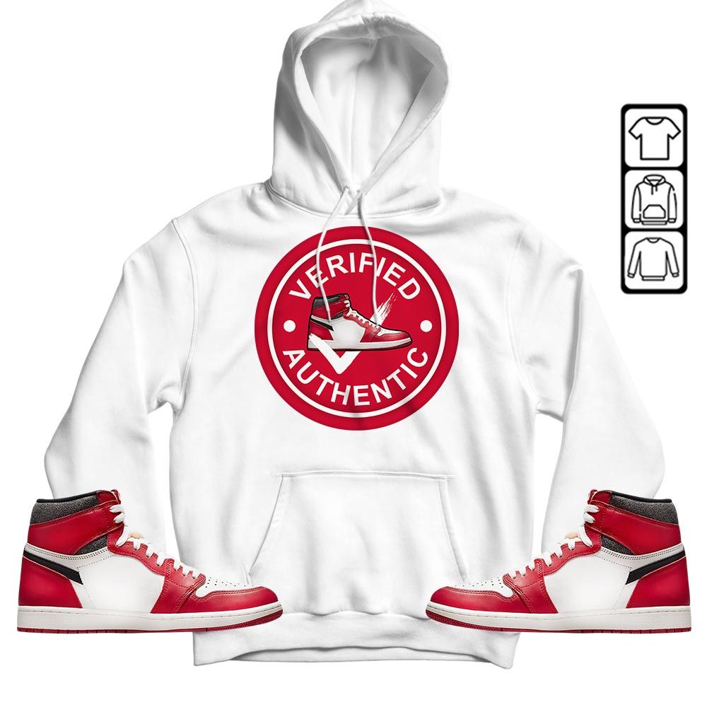 Verified Authentic Shoe Sneaker Shirt Match High OG Chicago 1s, Jordan 1 Lost Found Chicago MKO T-Shirt Verified Authentic Shoe Sneaker Shirt Match High OG Chicago 1s, Jordan 1 Lost Found Chicago MKO T-Shirt