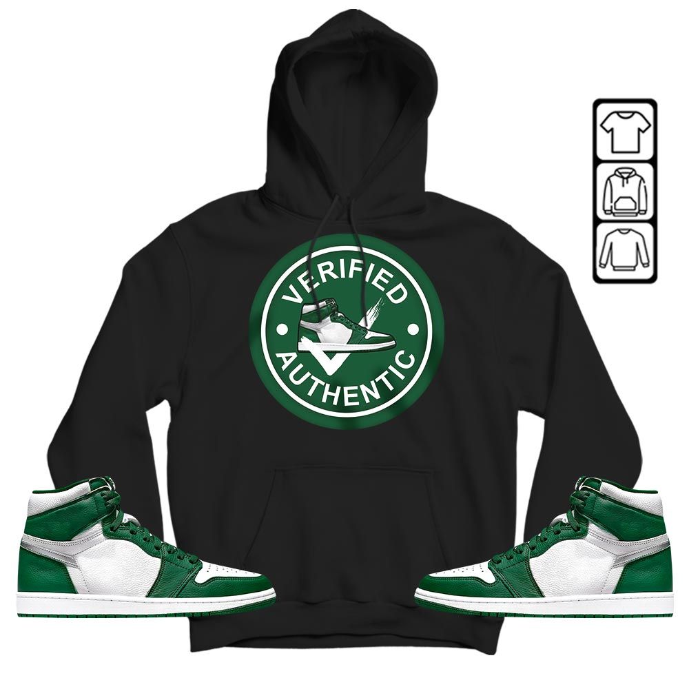 Verified Authentic Shoe Sneaker Shirt Match OG Gorge Green 1s, Jordan 1 Retro High Gorge Green MKO T-Shirt Verified Authentic Shoe Sneaker Shirt Match OG Gorge Green 1s, Jordan 1 Retro High Gorge Green MKO T-Shirt