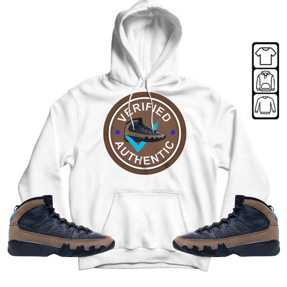 Verified Authentic Shoe Sneaker Shirt Match Olive Concord 9s, Jordan 9 Olive Concord MKO T-Shirt