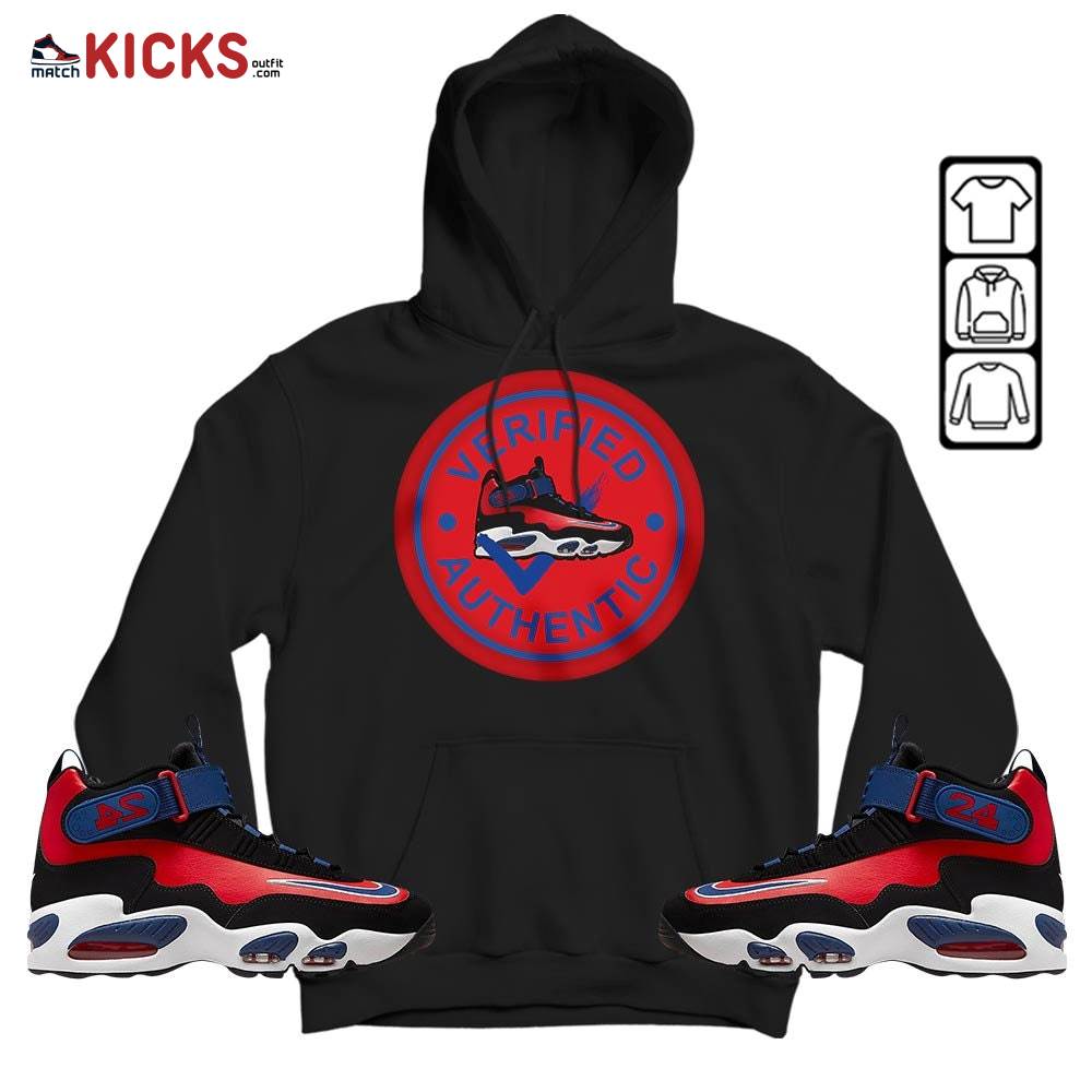 Verified Authentic Sneaker Shirt Match Max 1 Navy Red Black, Air Griffey Max 1 Black Red Navy Blue MKO Hoodie Verified Authentic Sneaker Shirt Match Max 1 Navy Red Black, Air Griffey Max 1 Black Red Navy Blue MKO Hoodie
