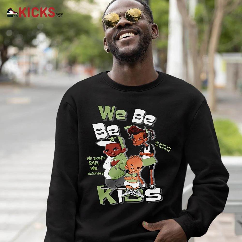 We Bay Bay Kids 90s Melanin Sneaker Shirt Match Retro Oil Green 4s, Jordan 4 Oil Green MKO Hoodie We Bay Bay Kids 90s Melanin Sneaker Shirt Match Retro Oil Green 4s, Jordan 4 Oil Green MKO Hoodie