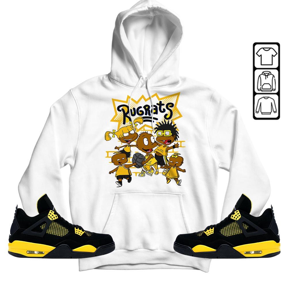 Were Play Ball Sneaker Shirt Match 2023 Thunder 4s, Jordan Retro 4 Thunder MKO Sweatshirt Were Play Ball Sneaker Shirt Match 2023 Thunder 4s, Jordan Retro 4 Thunder MKO Sweatshirt