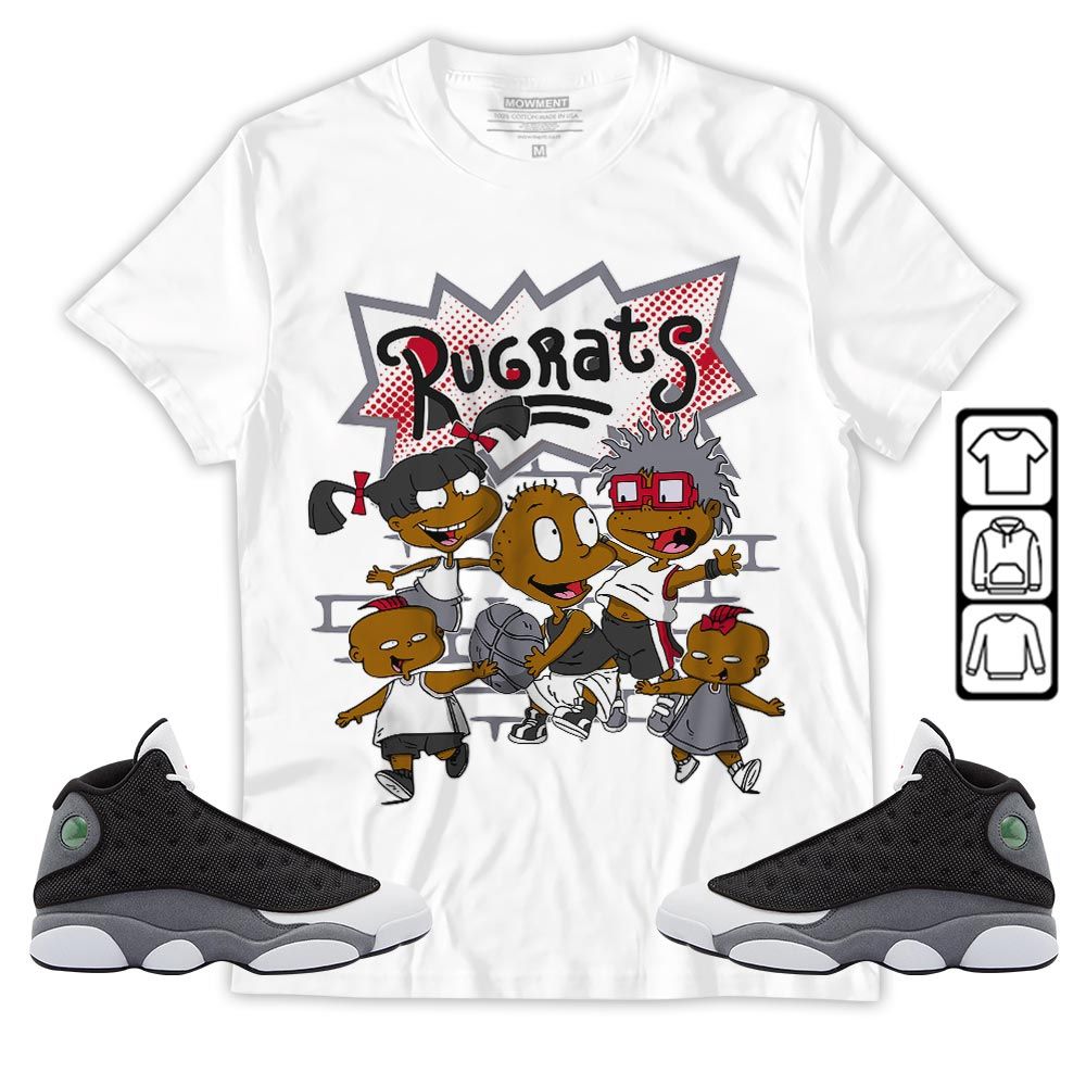 Were Play Ball Sneaker Shirt Match Black Flint 13s, Jordan Retro 13 Black Flint MKO Sweatshirt